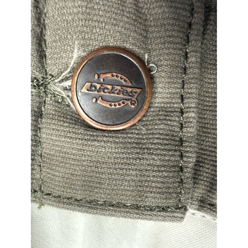 Dickies Olive Green Workwear Chino Shorts Size 36 - Picture 3 of 10